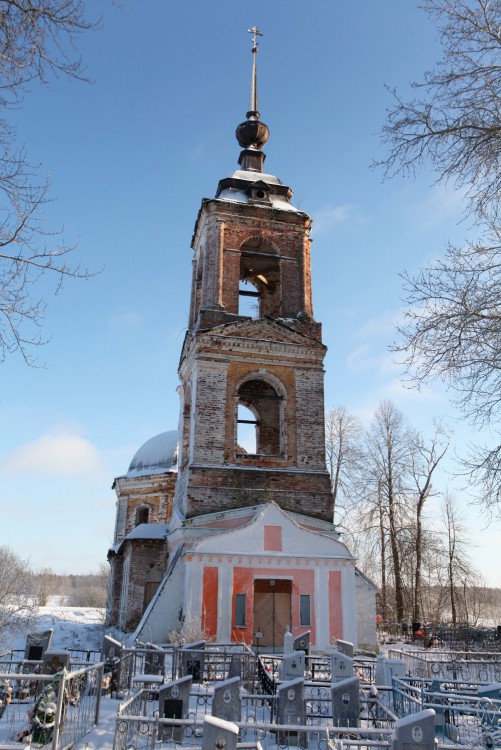 Церковь Троицы Живоначальной, Павлухино (Ярославский район, Ярославская область). фасады