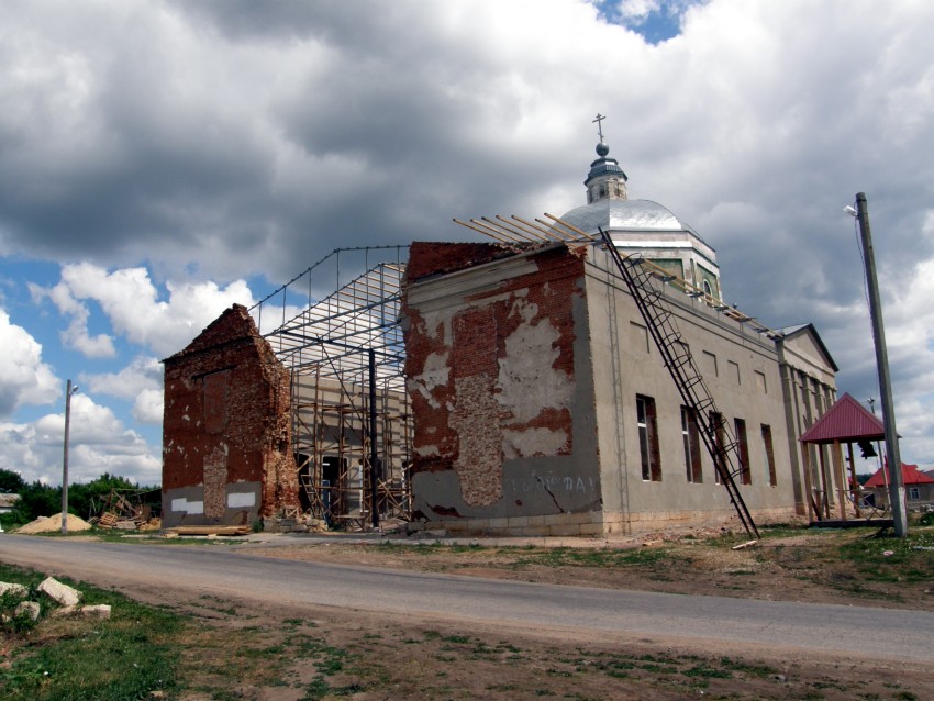 Казаки. Церковь Георгия Победоносца. документальные фотографии