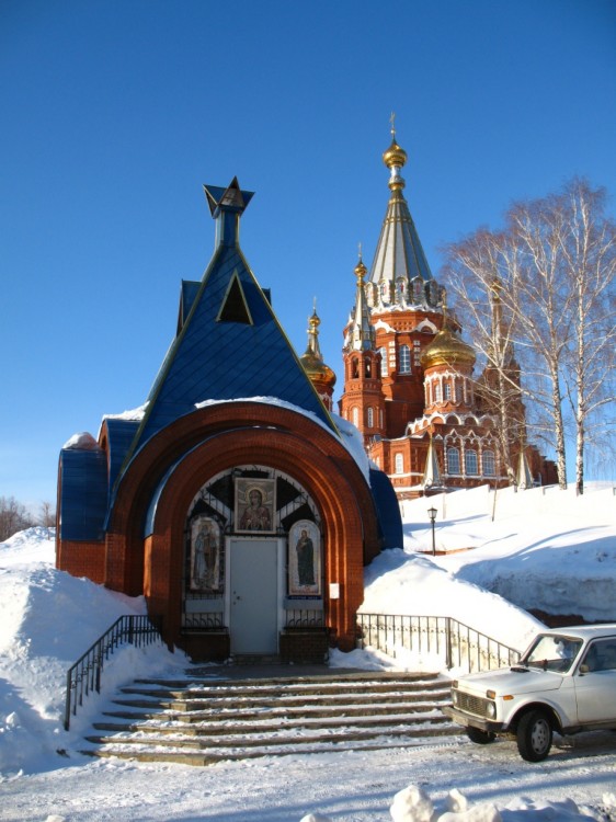 Неизвестная часовня при кафедральном соборе, Ижевск (Ижевск, город, Республика Удмуртия). фасады