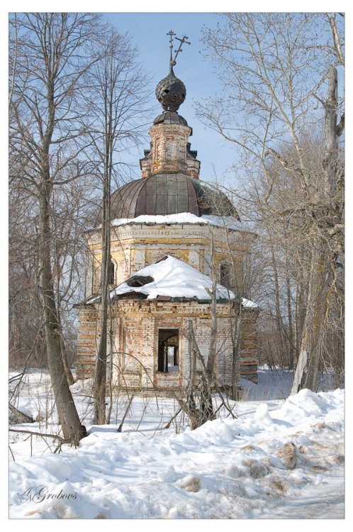 Павлухино. Церковь Троицы Живоначальной. фасады, внешний вид храма