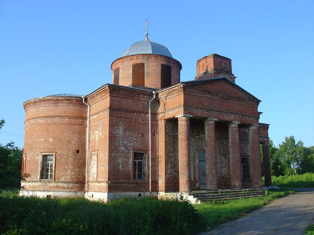 Церковь Сергия Радонежского, Сланское (Лев-Толстовский район, Липецкая область). фасады