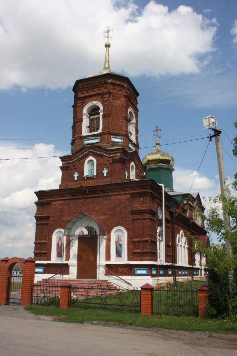Церковь Николая Чудотворца, Острый Камень (Лев-Толстовский район, Липецкая область). фасады