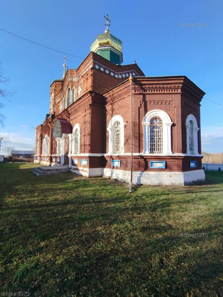 фасады. Церковь Николая Чудотворца, Острый Камень (Лев-Толстовский район, Липецкая область)