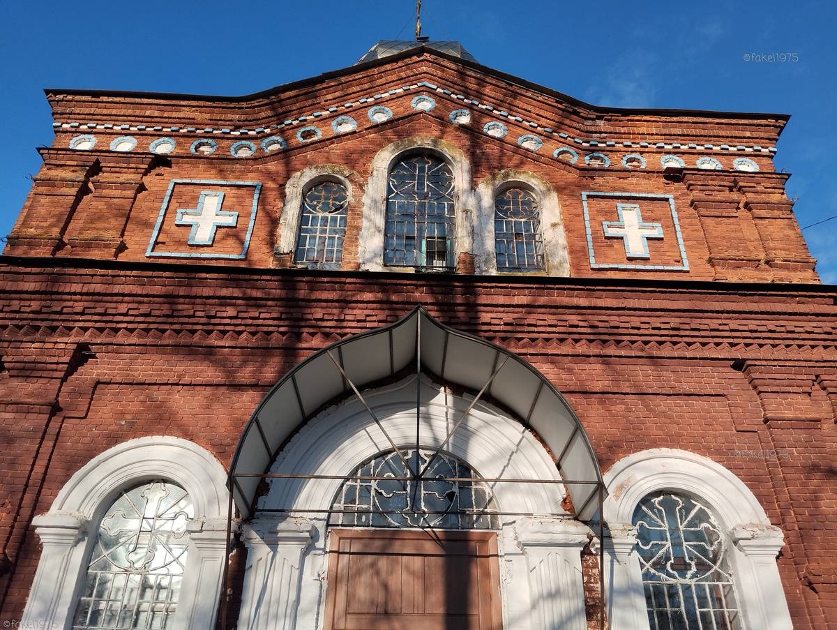 архитектурные детали. Церковь Николая Чудотворца, Острый Камень (Лев-Толстовский район, Липецкая область)