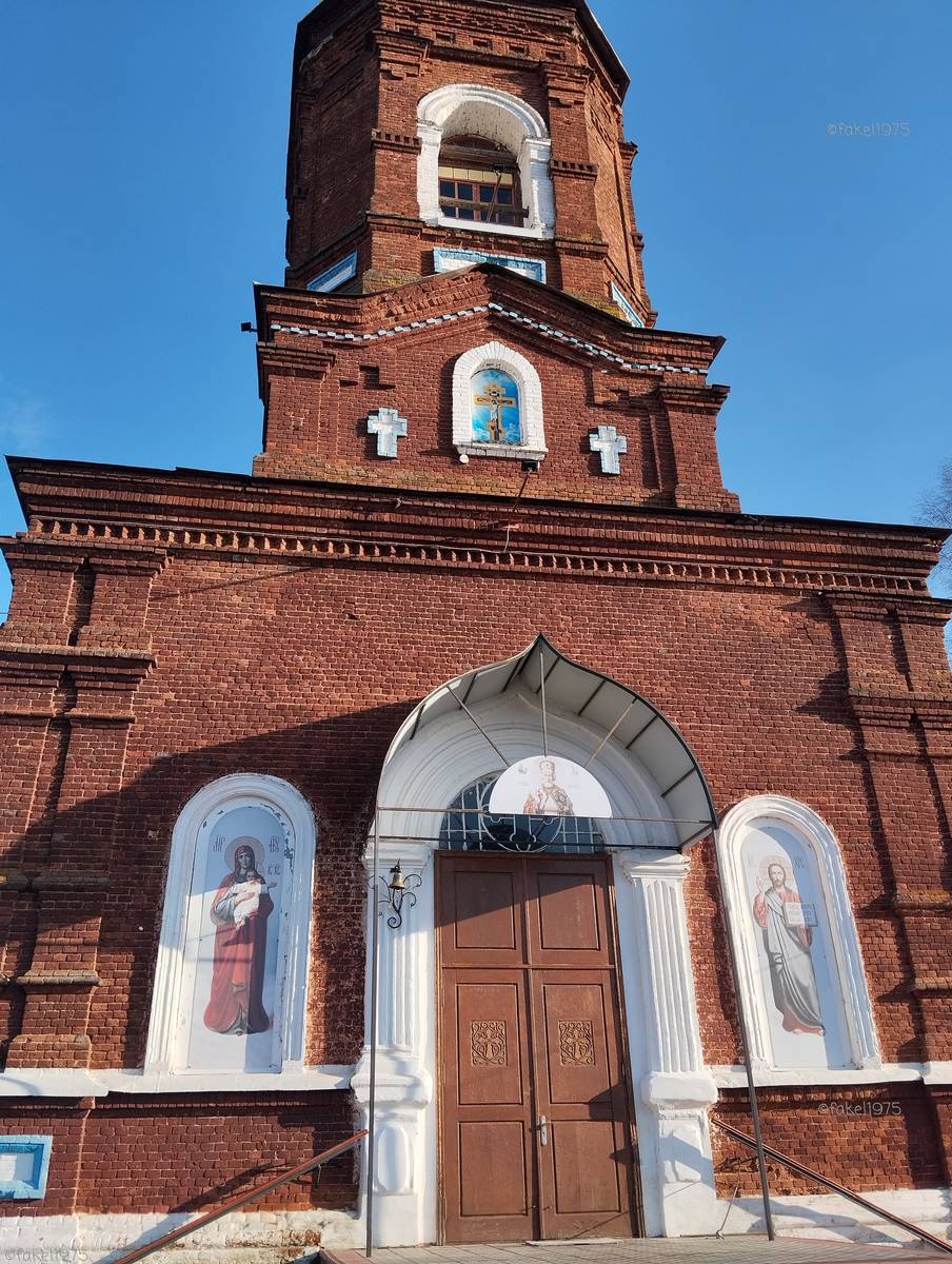 архитектурные детали. Церковь Николая Чудотворца, Острый Камень (Лев-Толстовский район, Липецкая область)