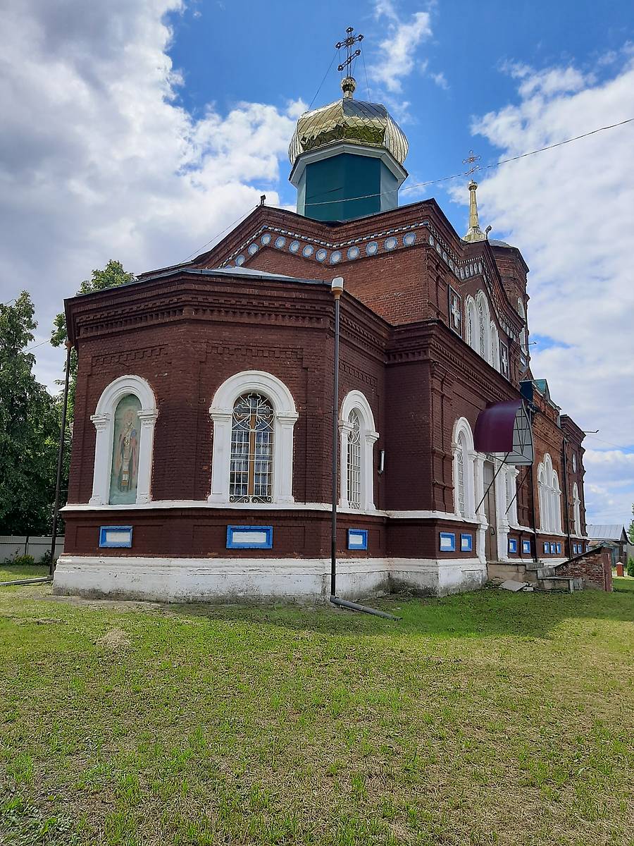 фасады. Церковь Николая Чудотворца, Острый Камень (Лев-Толстовский район, Липецкая область)