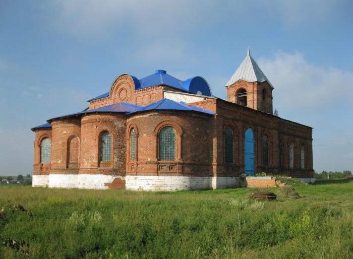 Церковь Смоленской иконы Божией Матери, Первомайское (Лев-Толстовский район, Липецкая область). фасады