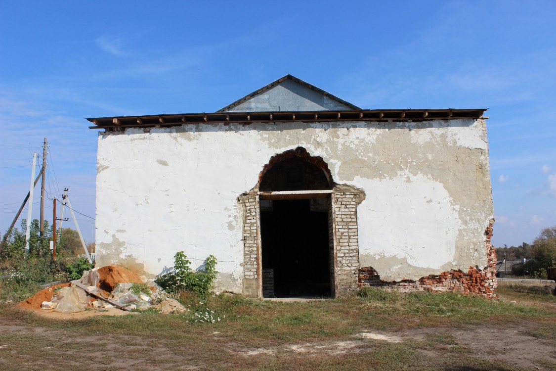 Церковь Рождества Христова, Гагарино (Лев-Толстовский район, Липецкая область). фасады, Западный фасад