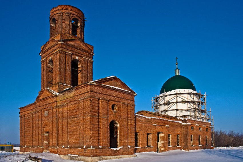 Церковь Космы и Дамиана, Тёплое (Лебедянский район, Липецкая область). фасады
