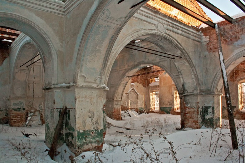 Церковь Космы и Дамиана, Тёплое (Лебедянский район, Липецкая область). интерьер и убранство
