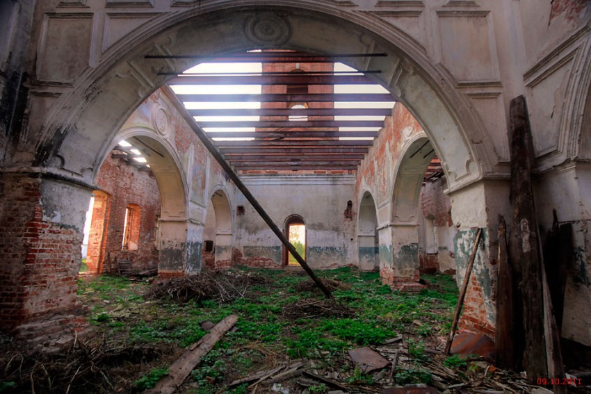 Церковь Космы и Дамиана, Тёплое (Лебедянский район, Липецкая область). интерьер и убранство
