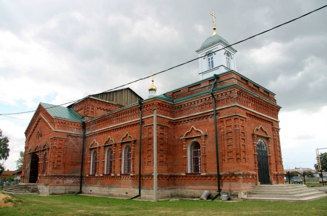 Церковь Михаила Архангела, Курапово (Лебедянский район, Липецкая область). фасады, вид с северо-запада