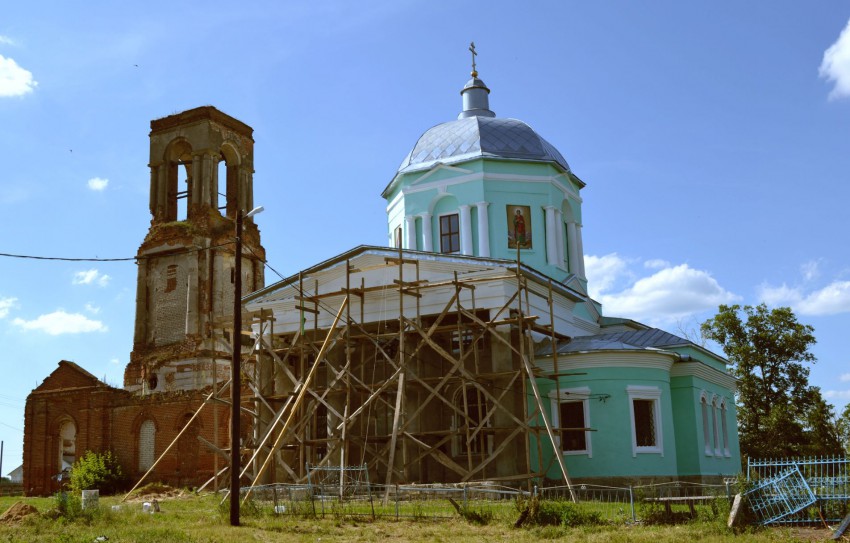 Церковь Троицы Живоначальной, Волотово (Лебедянский район, Липецкая область). фасады