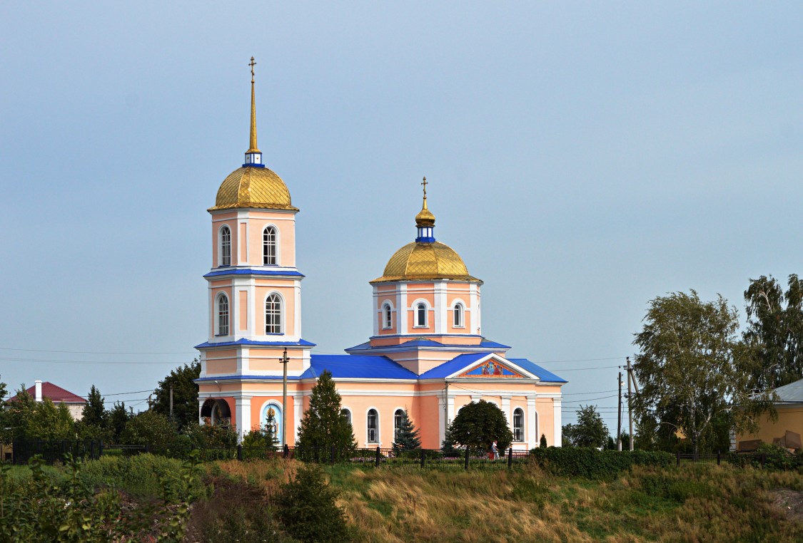 Ленино (Романово). Церковь Рождества Пресвятой Богородицы. фасады