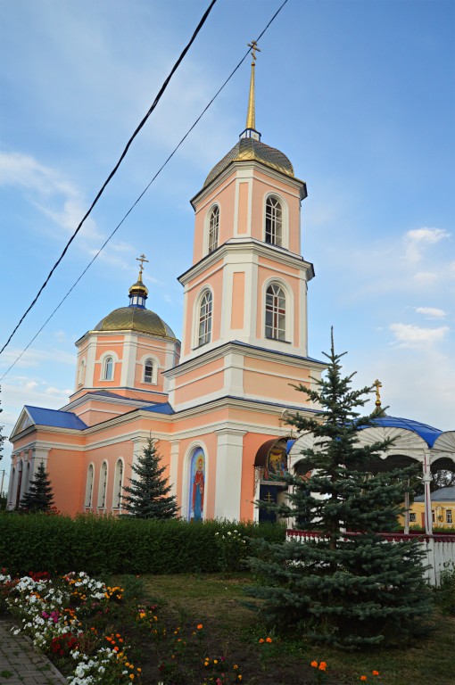 Церковь Рождества Пресвятой Богородицы, Ленино (Романово) (Липецкий район, Липецкая область). фасады