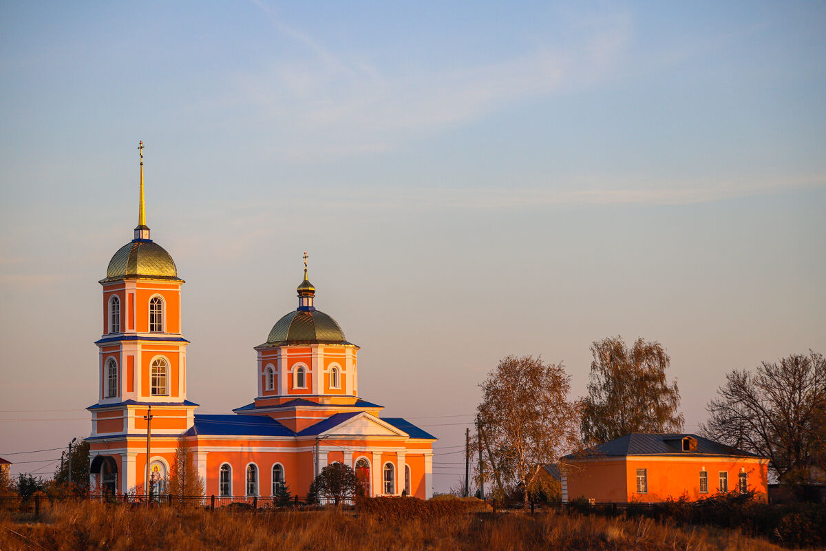 Церковь Рождества Пресвятой Богородицы, Ленино (Романово) (Липецкий район, Липецкая область). фасады
