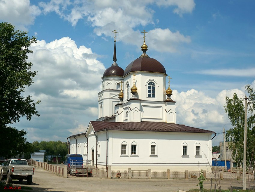 Боринское. Церковь Казанской иконы Божией Матери. фасады