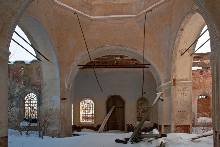 Церковь Космы и Дамиана, Крутое (Лебедянский район, Липецкая область). интерьер и убранство