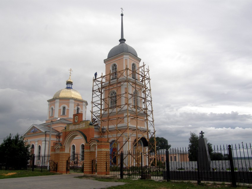 Церковь Рождества Пресвятой Богородицы, Ленино (Романово) (Липецкий район, Липецкая область). фасады