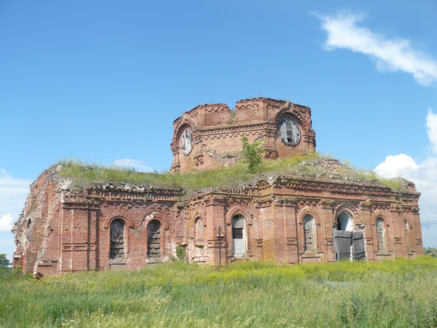 Церковь Казанской иконы Божией Матери, Богородицкое (Добринский район, Липецкая область). фасады