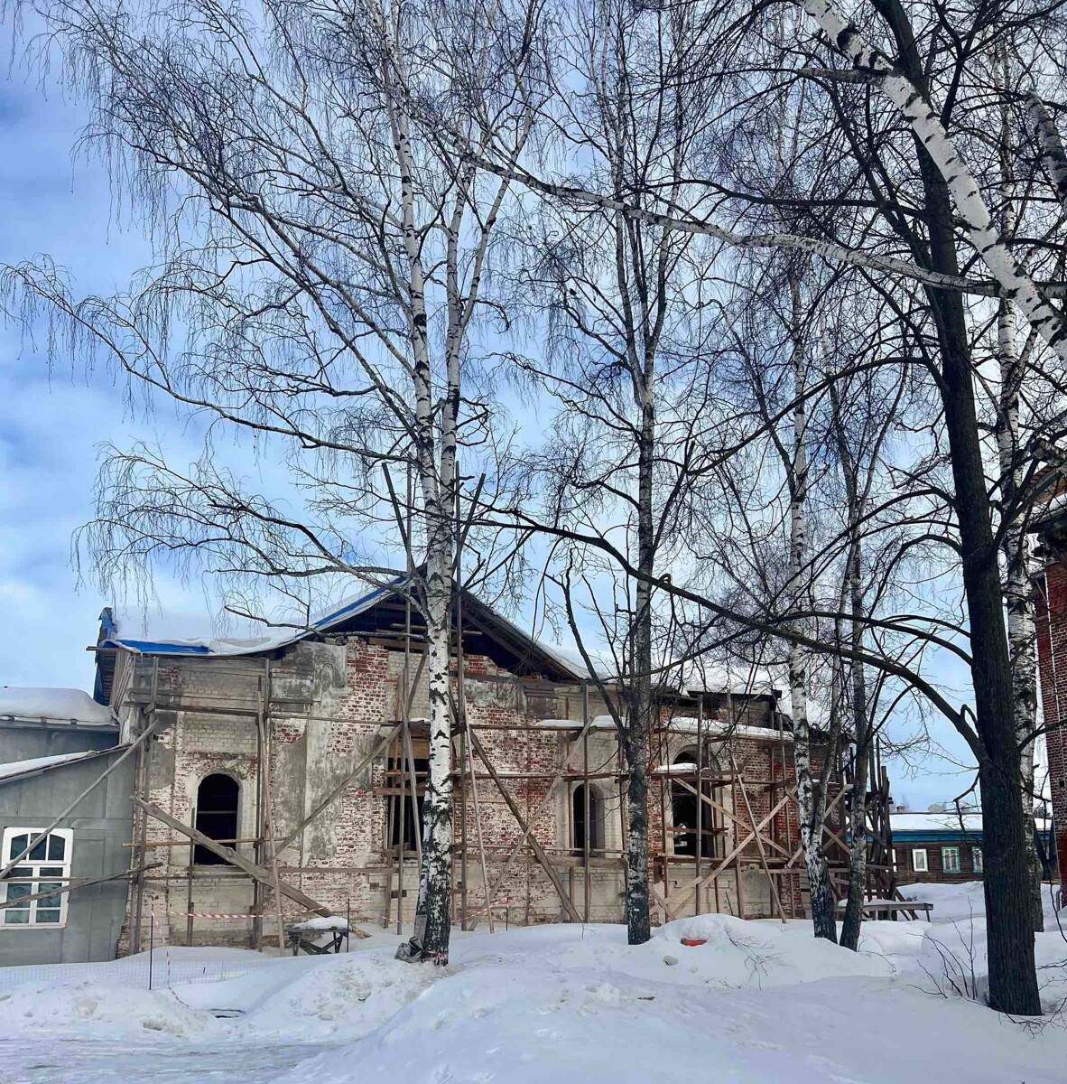 Петропавловский монастырь. Церковь Успения Пресвятой Богородицы, Юрьев-Польский (Юрьев-Польский район, Владимирская область). фасады
