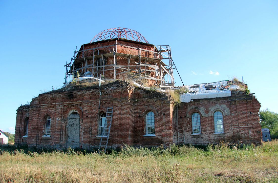 Богородицкое. Церковь Казанской иконы Божией Матери. фасады, вид с северной стороны