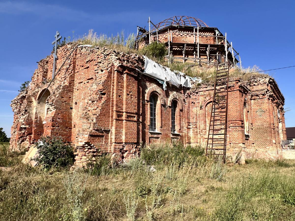 Церковь Казанской иконы Божией Матери, Богородицкое (Добринский район, Липецкая область). фасады