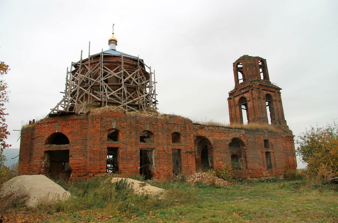 Церковь Успения Пресвятой Богородицы, Успенское (Становлянский район, Липецкая область). фасады