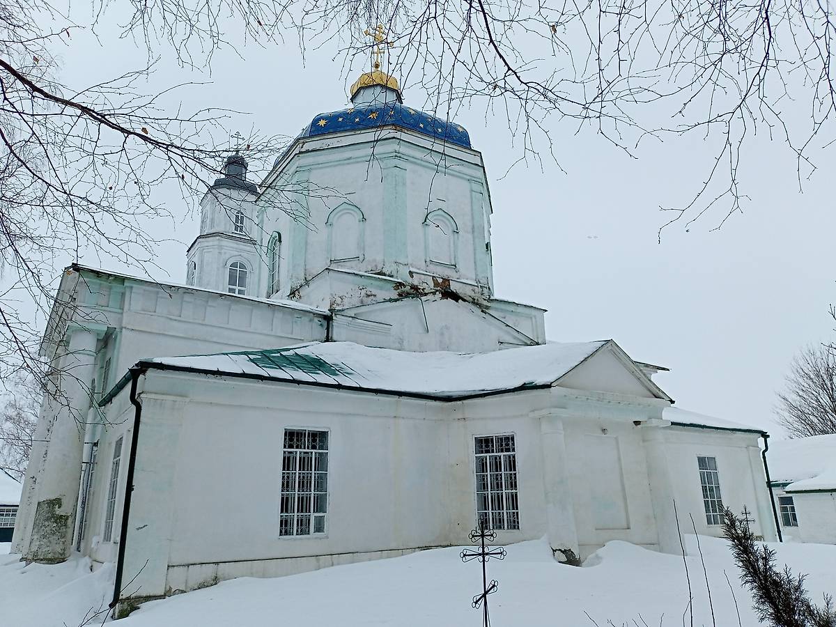 фасады. Церковь Вознесения Господня, Бурдино (Тербунский район, Липецкая область)