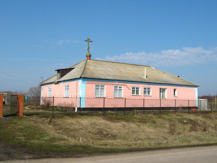Церковь Воздвижения Креста Господня, Ясенки (Горшеченский район, Курская область). общий вид в ландшафте