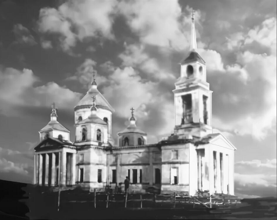 Церковь Воздвижения Креста Господня, Ясенки (Горшеченский район, Курская область). архивная фотография, Источник: http://gorshechnoe.prihod.ru/gorshechenskoe_blagochinie/view/id/1171340