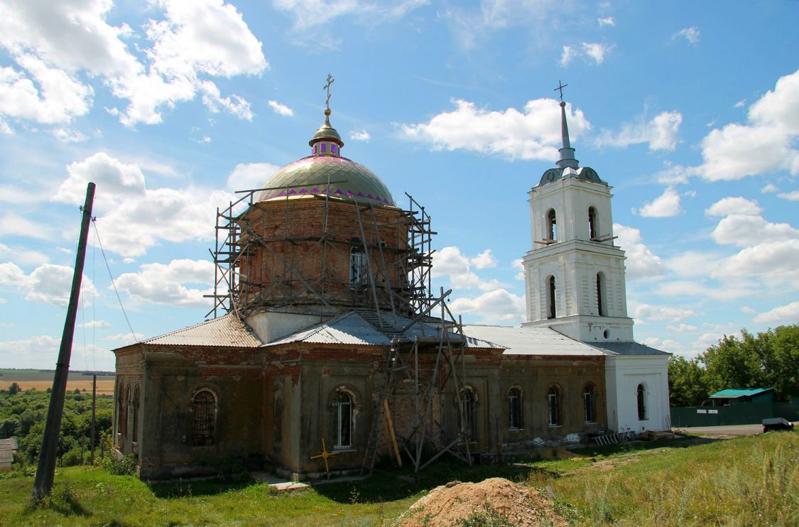 Церковь Михаила Архангела, Погожево (Касторенский район, Курская область). фасады