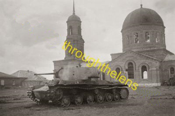 Кулевка. Церковь Тихона Задонского. архивная фотография, Фото 1941 г. с аукциона e-bay.de