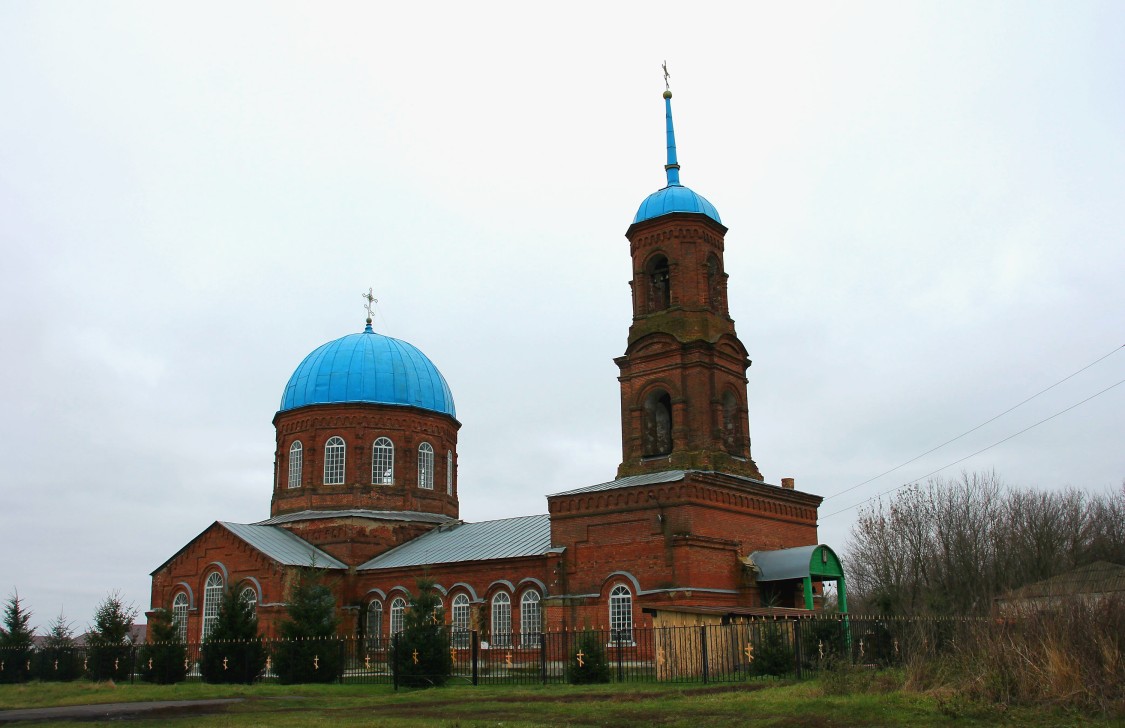 Кулевка. Церковь Тихона Задонского. фасады, Вид с северо-запада