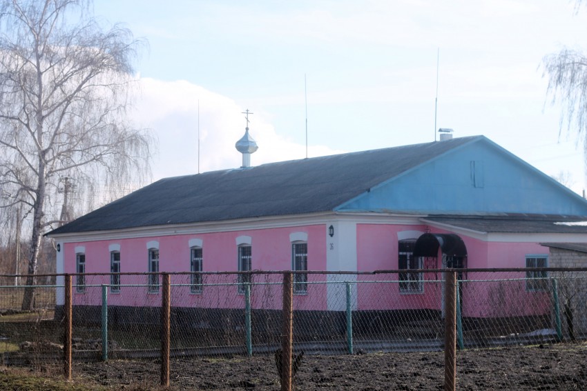 Церковь Всех Святых, Олымский (Касторенский район, Курская область). общий вид в ландшафте
