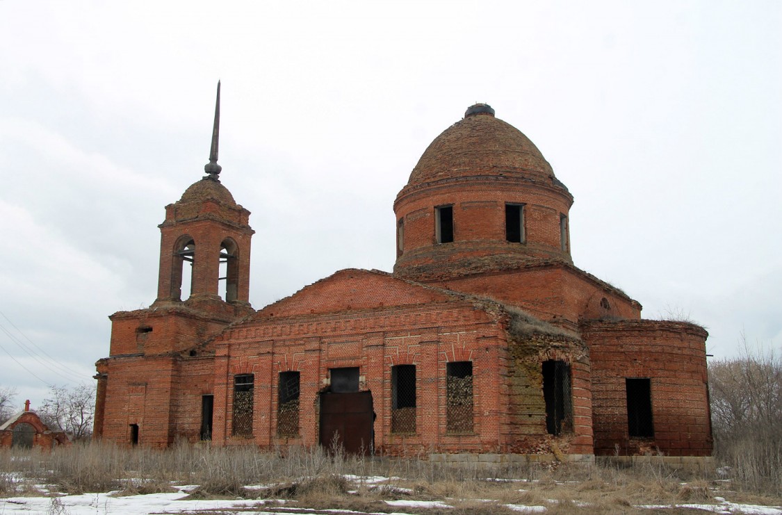Церковь Рождества Христова (старая), Верхняя Колыбелька (Хлевенский район, Липецкая область). фасады