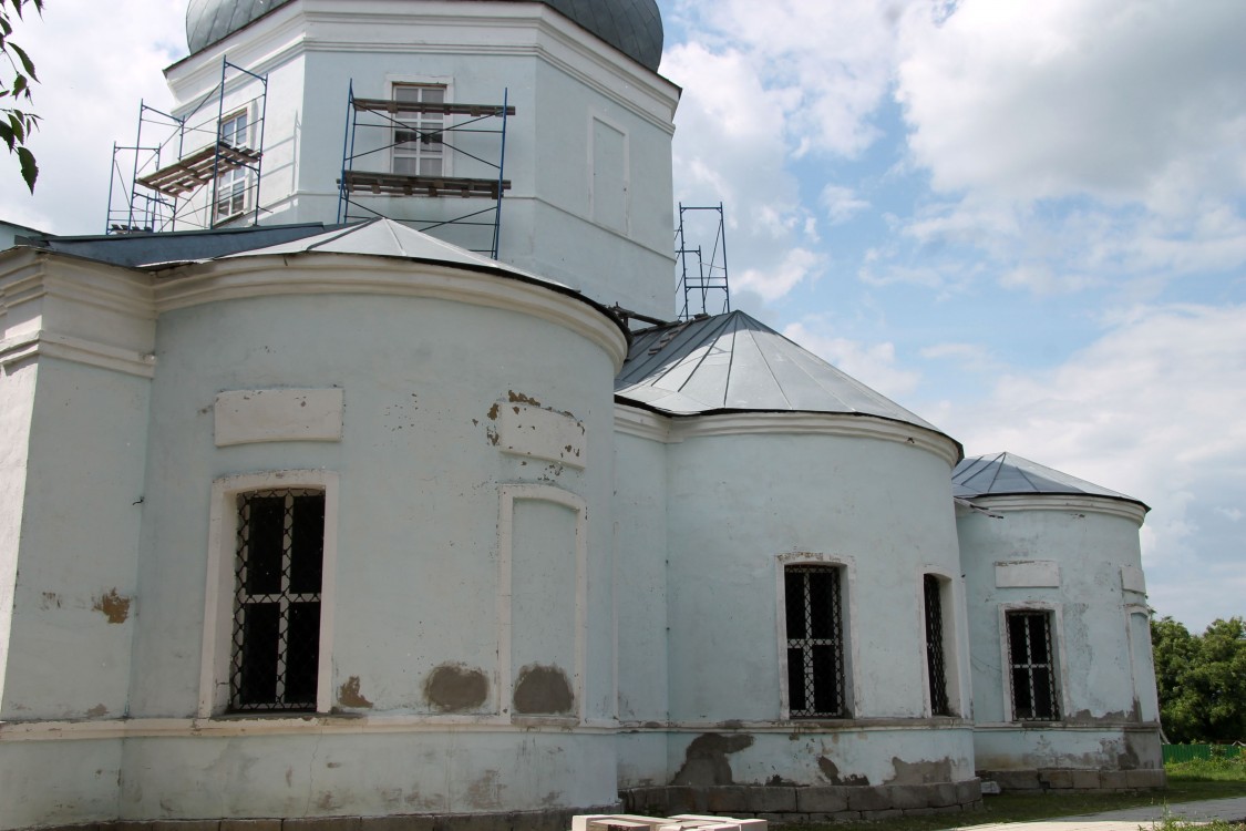 Дмитряшевка. Церковь Покрова Пресвятой Богородицы. фасады