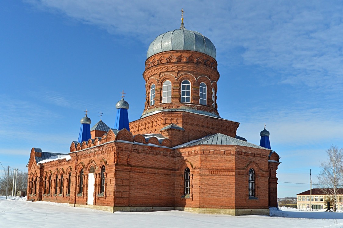 Церковь Михаила Архангела, Воробьёвка (Хлевенский район, Липецкая область). фасады