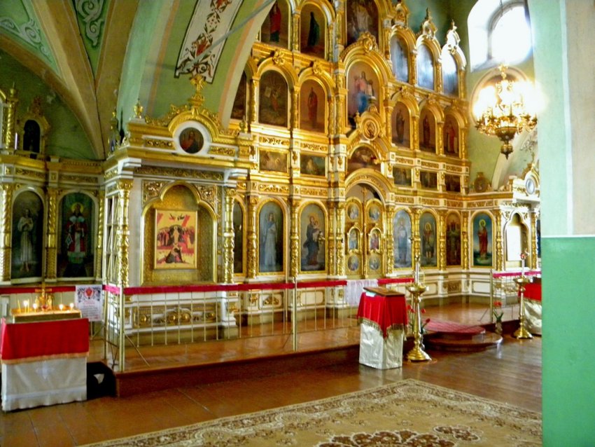 Церковь Покрова Пресвятой Богородицы, Кунье (Горшеченский район, Курская область). интерьер и убранство