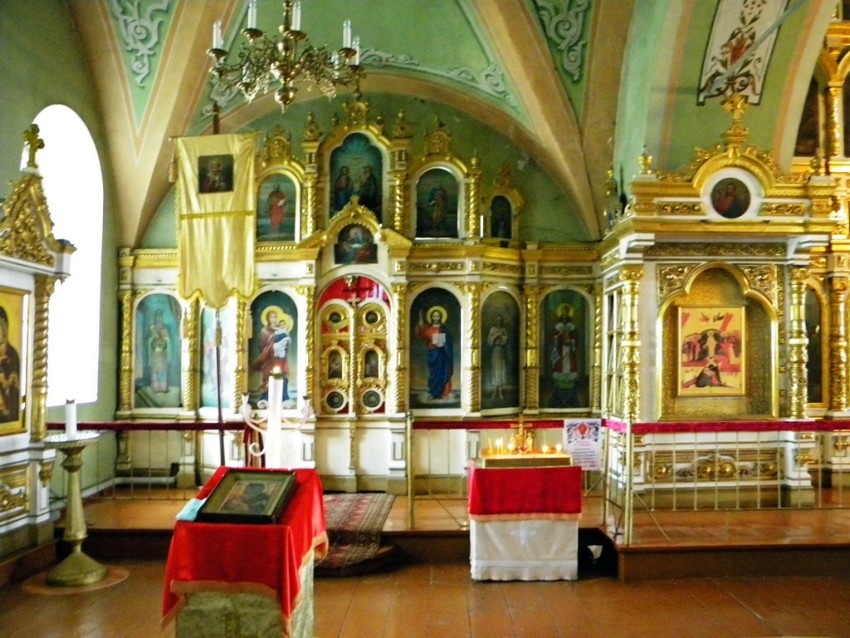 Церковь Покрова Пресвятой Богородицы, Кунье (Горшеченский район, Курская область). интерьер и убранство