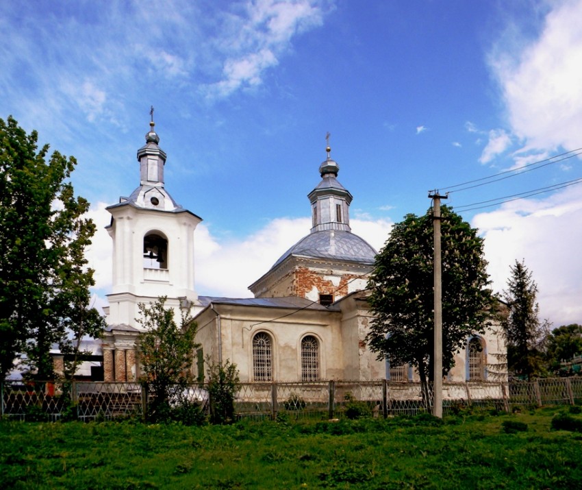 Церковь Казанской иконы Божией Матери, Ключ (Горшеченский район, Курская область). общий вид в ландшафте
