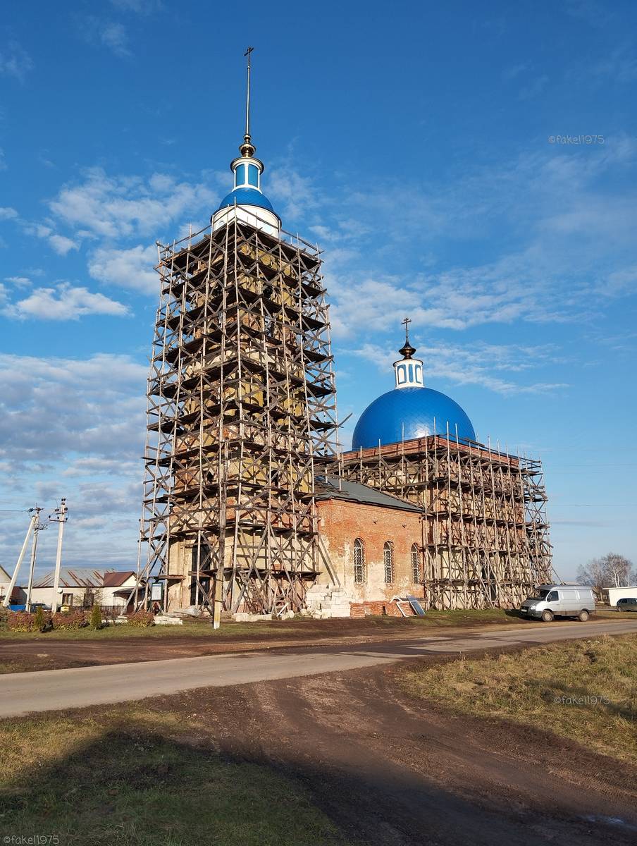 документальные фотографии. Церковь Михаила Архангела, Юсово (Чаплыгинский район, Липецкая область)