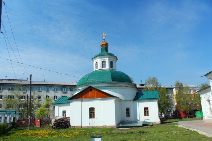 Иркутск. Церковь Григория Неокесарийского. фасады, Вид с востока
