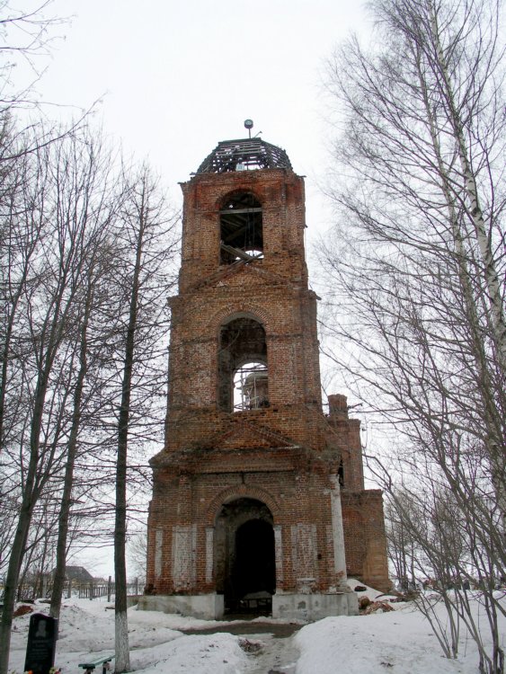 Пазушино. Церковь Воскресения Христова. фасады