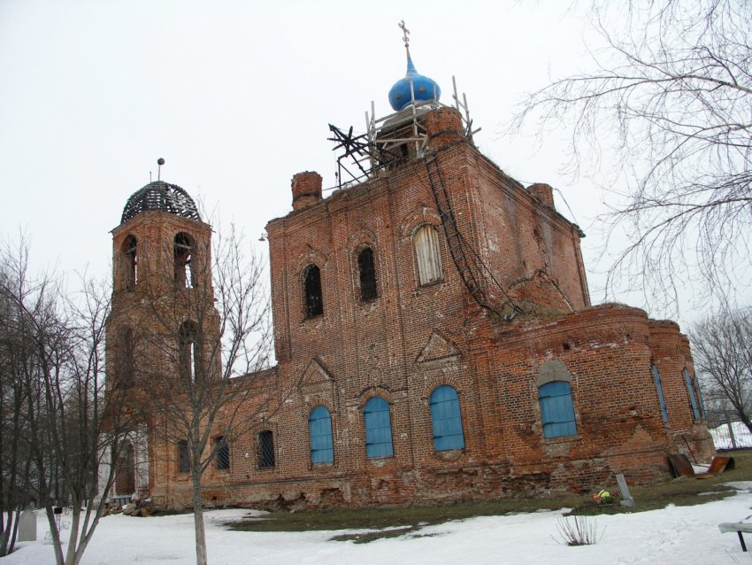 Пазушино. Церковь Воскресения Христова. фасады