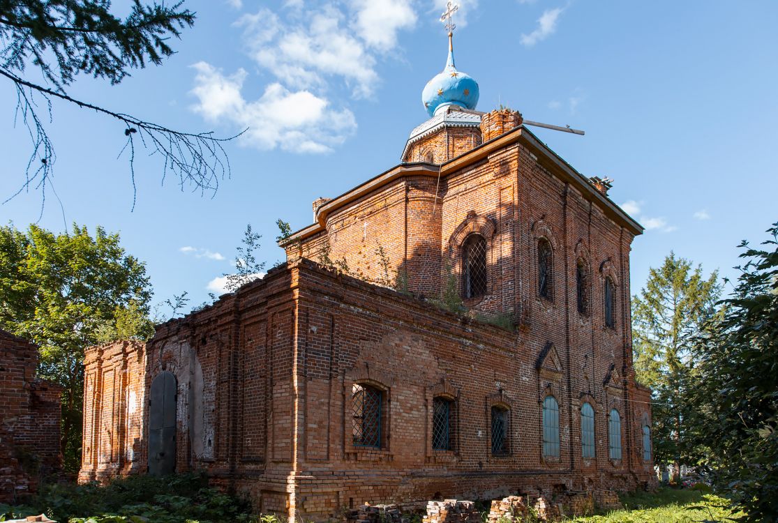 Церковь Воскресения Христова, Пазушино (Ярославский район, Ярославская область). фасады