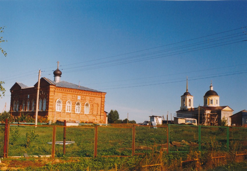 Покровский женский монастырь, Шаморга (Шацкий район, Рязанская область). общий вид в ландшафте