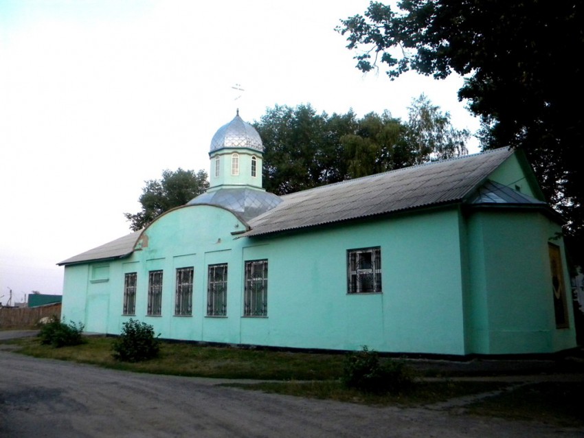 Карла Либкнехта им., посёлок. Церковь Покрова Пресвятой Богородицы. общий вид в ландшафте