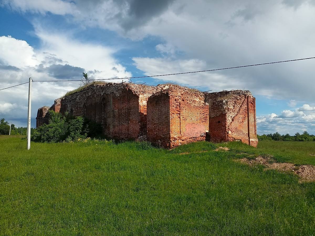 фасады. Церковь Богоявления Господня, Климово (Чаплыгинский район, Липецкая область)