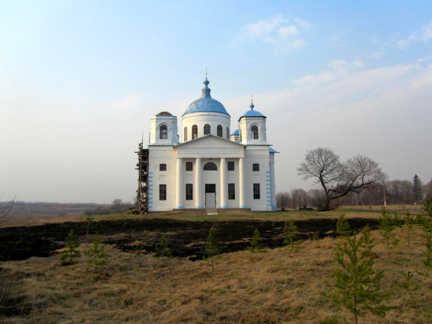 Урусово. Церковь Николая Чудотворца. фасады, вид с юга